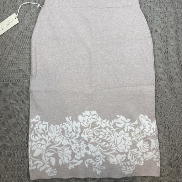 Joie Women's Pull-On Cottage Core Neutral Tones Boho Midi Skirt Size Large NWT - Picture 8 of 12